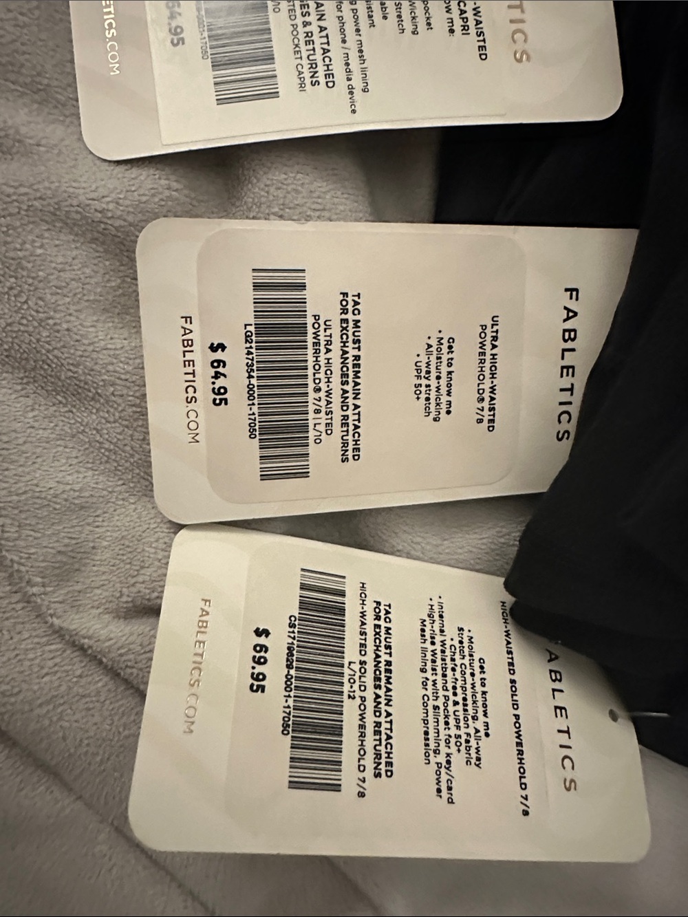 Fabletics Black Leggings Bundle lot - Picture 5 of 8
